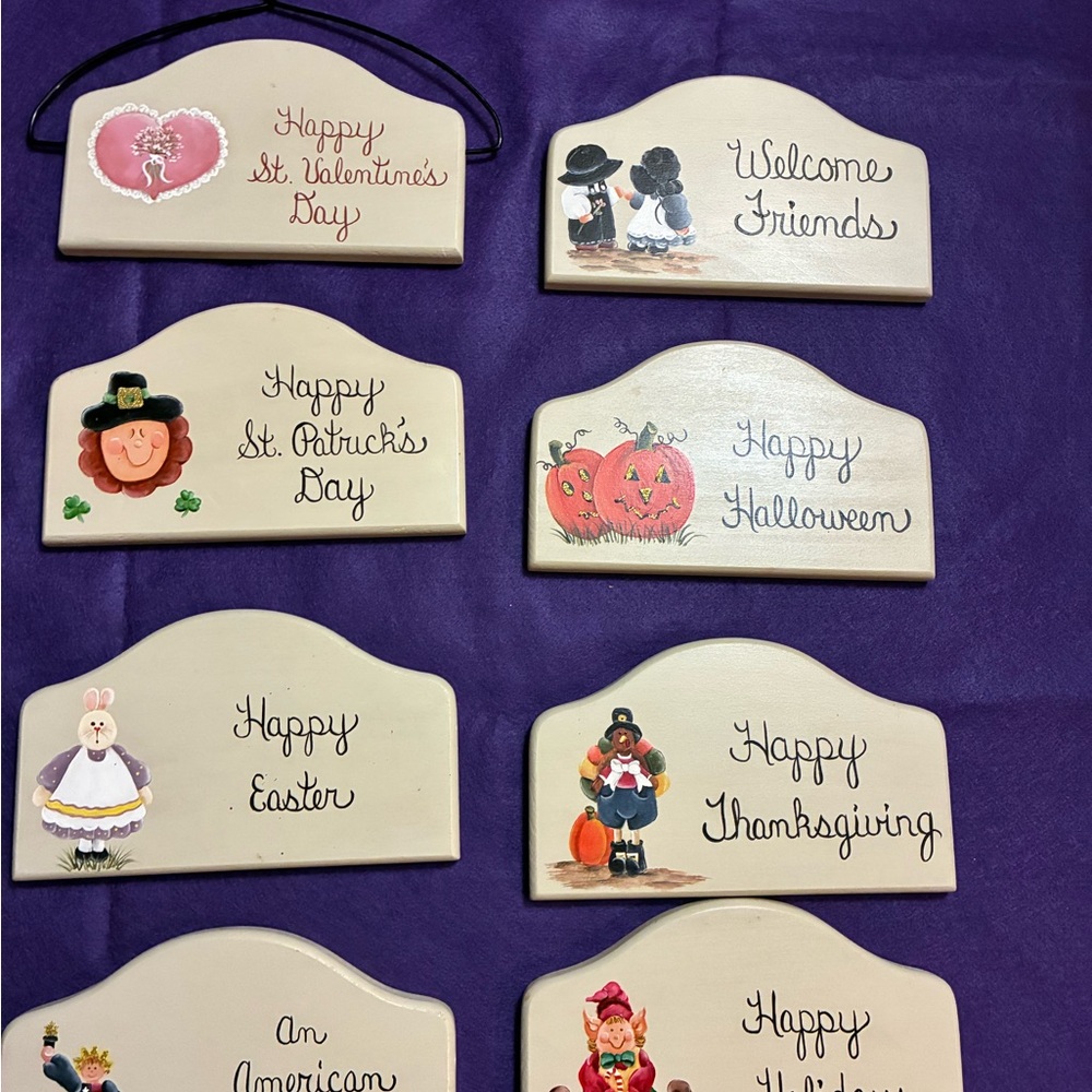 Charming Wall Art with Wire Hanger